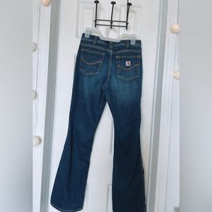 Carhartt womens boot cut jeans